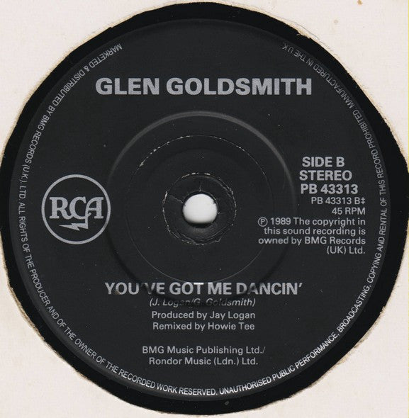 Glen Goldsmith Featuring MC Hammer : You've Got Me Dancin (7", Single)