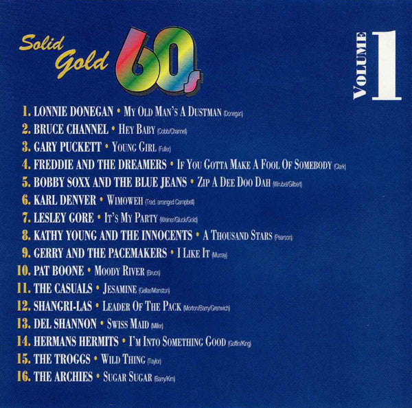 Various : Solid Gold 60s Volume 1 (CD, Comp)