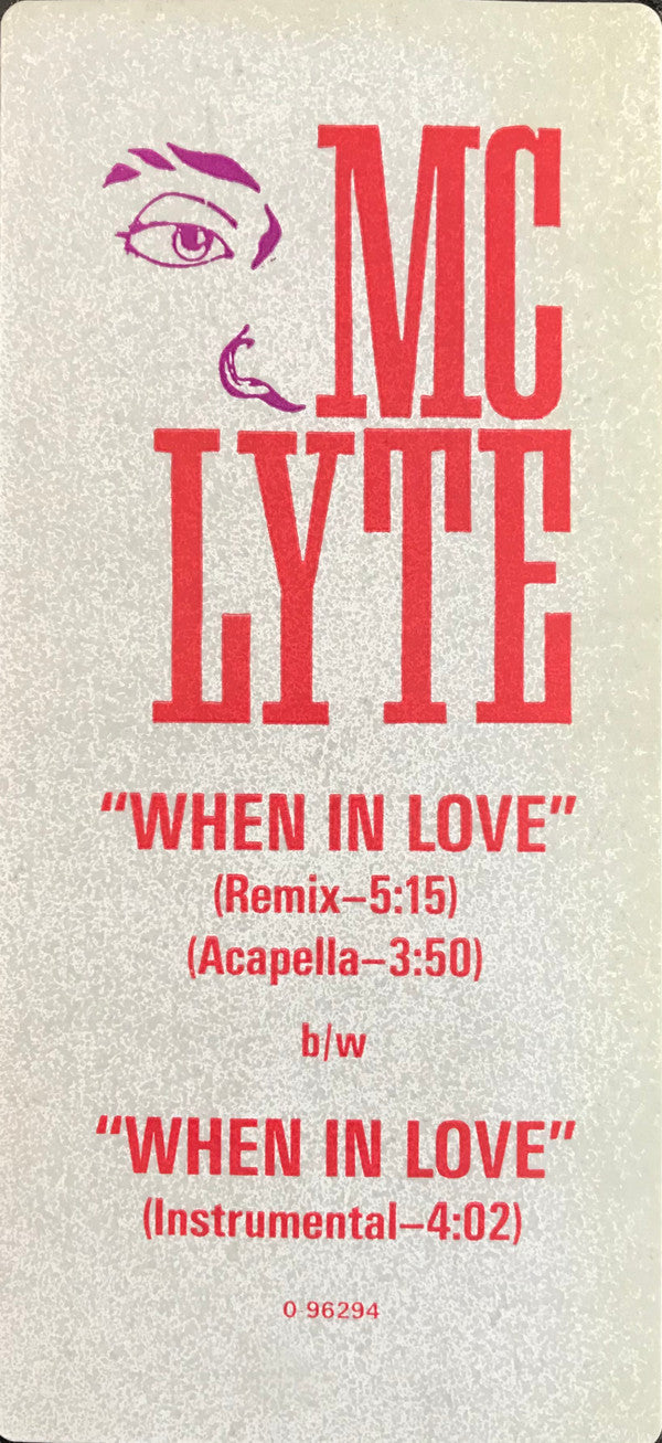 MC Lyte : When In Love (12")