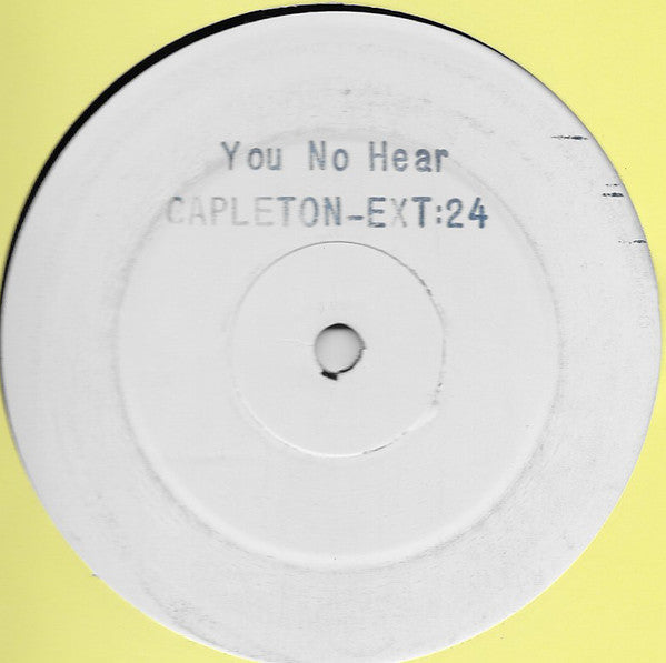 Capleton : You No Hear (12", Single, W/Lbl)