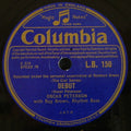 Oscar Peterson : Debut / Tenderly (Shellac, 10")