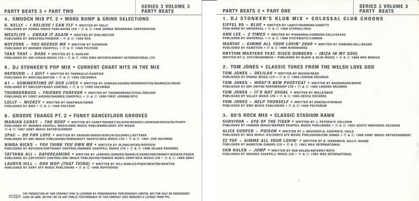 Various : Party Beats Series 3 Volume 3 (CD, Comp, Mixed, Promo)