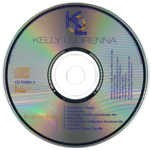 Kelly Llorenna : Brighter Day (CD, Single)