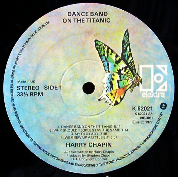 Harry Chapin : Dance Band On The Titanic (2xLP, Album)