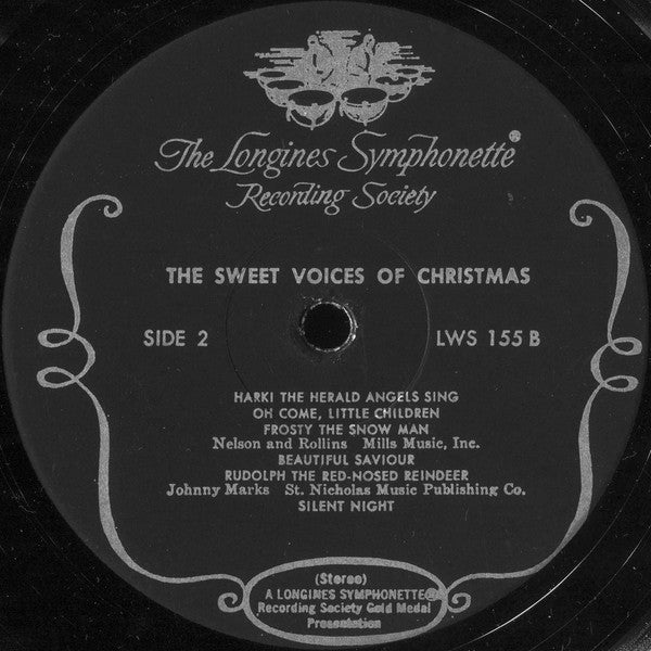 The Longines Symphonette, The Massed Children's Voices From The Choirs Of Famous Westminster Abbey And St. Paul's Cathedral : The Sweet Voices Of Christmas (LP, RE)