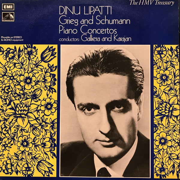 Dinu Lipatti • Robert Schumann • Edvard Grieg : Dinu Lipatti: Grieg & Schumann Piano Concertos (LP, Mono, RE, RP)