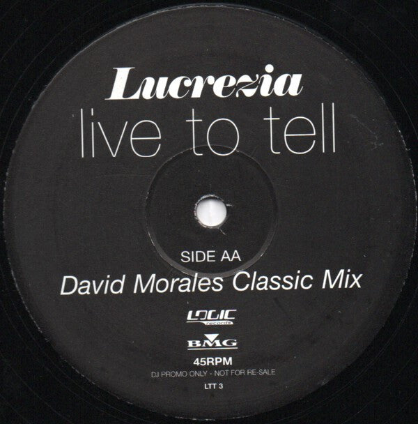 Lucrezia : Live To Tell (12", Promo)