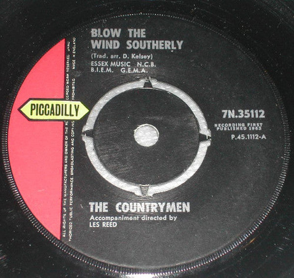 The Countrymen : Blow The Wind Southerly (7")