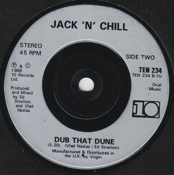 Jack 'N' Chill : Beatin' The Heat (7", Single, Sil)