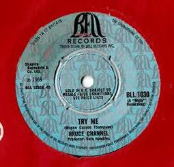 Bruce Channel : Try Me  (7", Single)