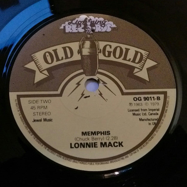 Chris Montez / Lonnie Mack : Let's Dance / Memphis (7", Single, Mono, RP, Lab)