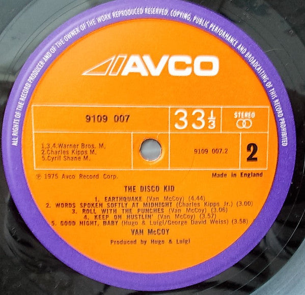 Van McCoy : The Disco Kid (LP, Album)