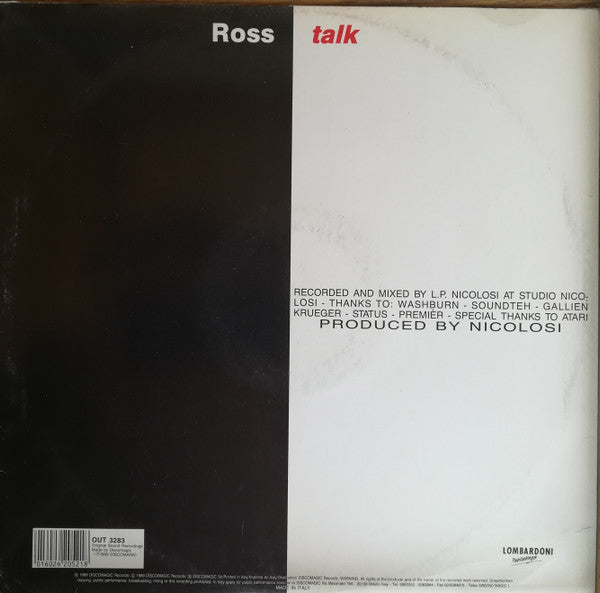 Ross : Talk (12")