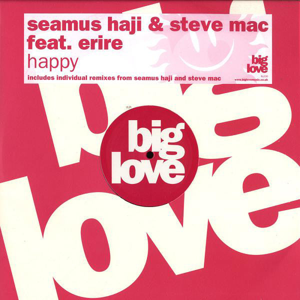 Seamus Haji & Steve Mac Feat. Erire : Happy (12")
