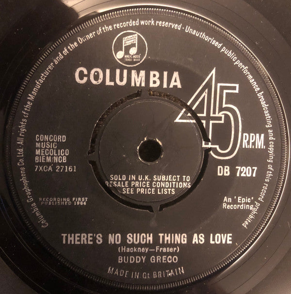 Buddy Greco : It Had Better Be Tonight (7")