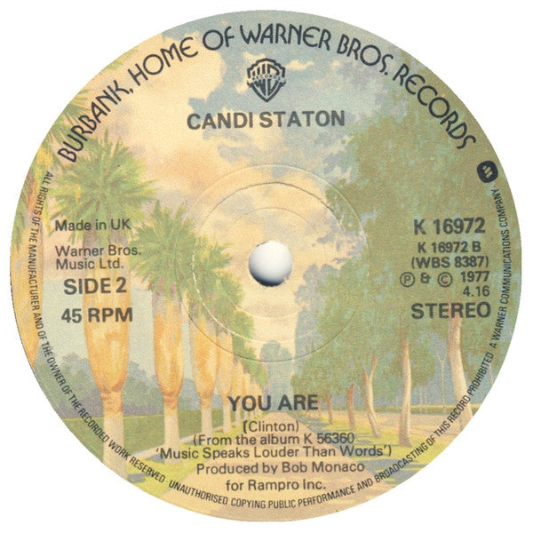 Candi Staton : Nights On Broadway  (7", Single)