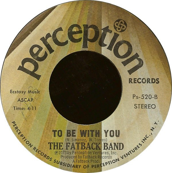 The Fatback Band : Soul March (7", Single, Styrene)