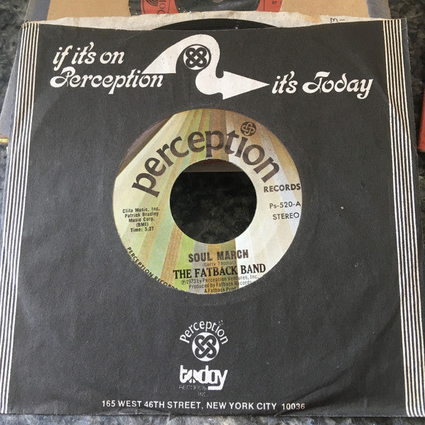 The Fatback Band : Soul March (7", Single, Styrene)