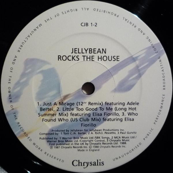 John "Jellybean" Benitez : Rocks The House (2xLP, Comp)