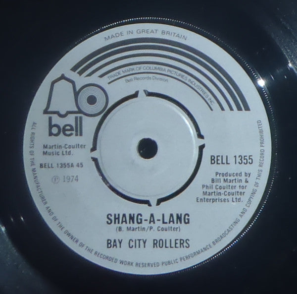 Bay City Rollers : Shang-A-Lang (7", Single)