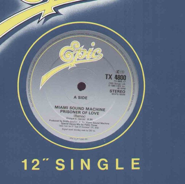 Miami Sound Machine : Prisoner Of Love (12", Single)