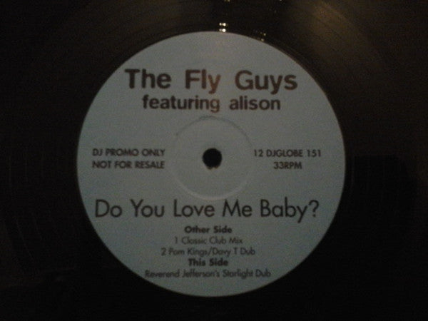 The Fly Guys (2) Featuring Alison (3) : Do You Love Me Baby? (12", Promo)