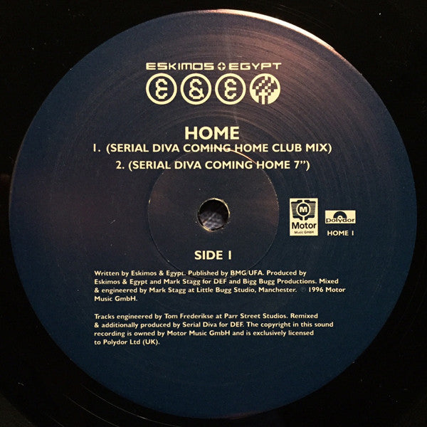 Eskimos & Egypt : Home (12", Promo)