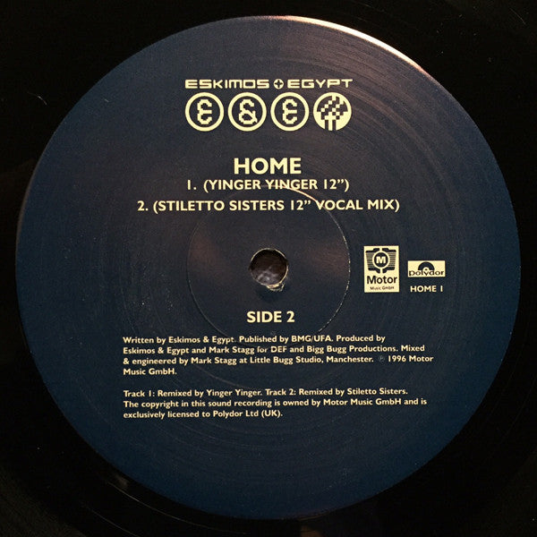 Eskimos & Egypt : Home (12", Promo)