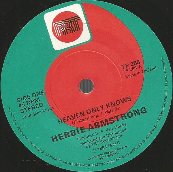 Herbie Armstrong : Heaven Only Knows (7", Single)