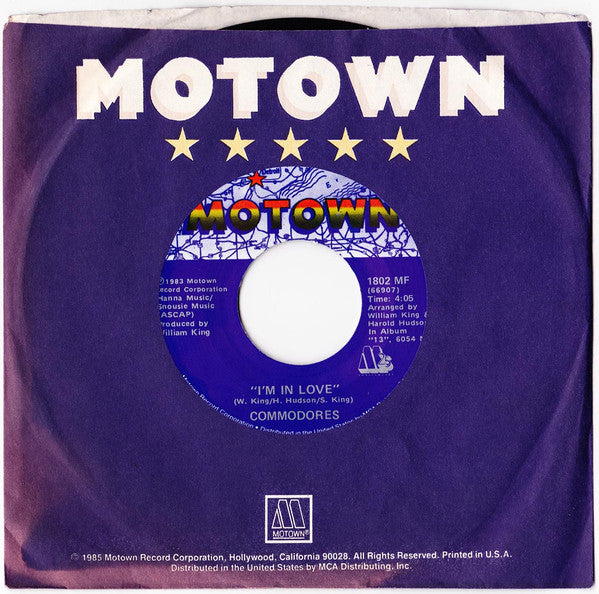 Commodores : Janet / I'm In Love (7", Single)