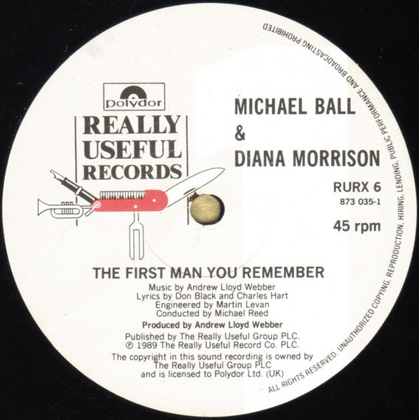 Michael Ball And Diana Morrison : The First Man You Remember (12", Single)