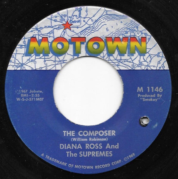 The Supremes : The Composer (7", Single, Mono)