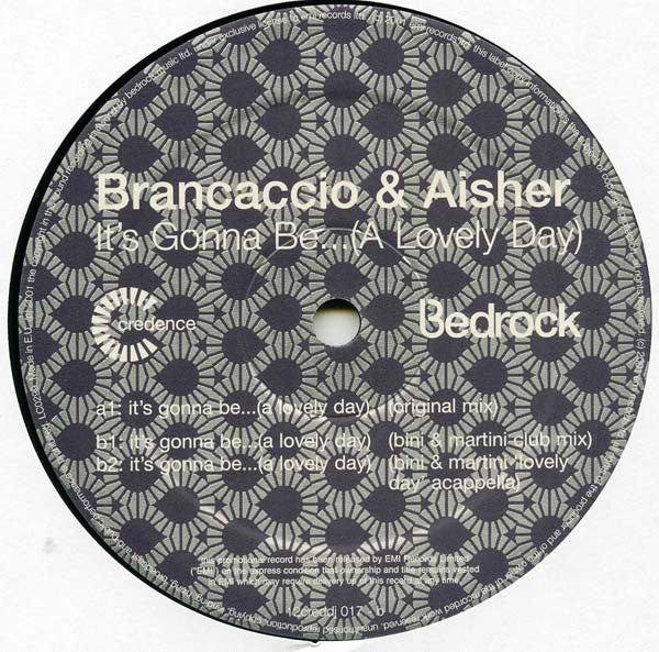Brancaccio & Aisher : It's Gonna Be... (A Lovely Day) (12", Promo)