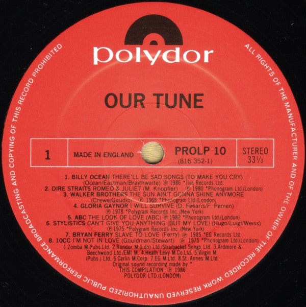 Various : Simon Bates - Our Tune (LP, Comp)