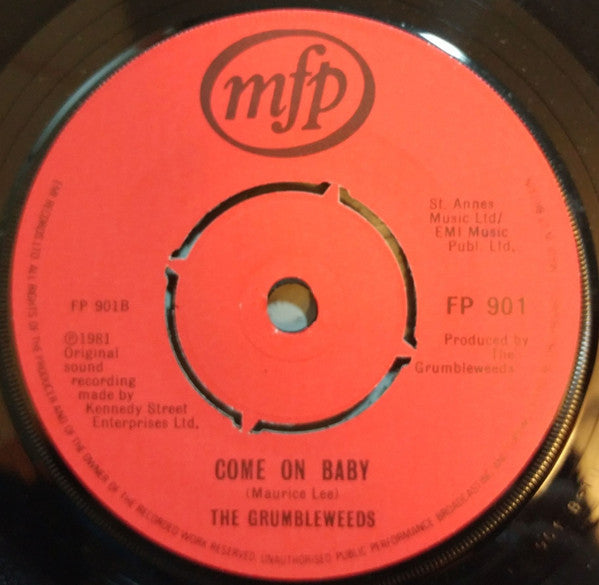 The Grumbleweeds : Come On Down T' Bread Shop (7")
