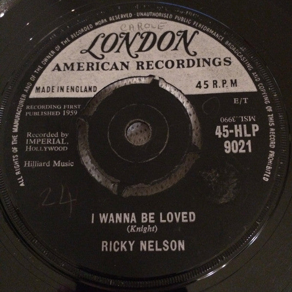 Ricky Nelson (2) : Mighty Good (7")