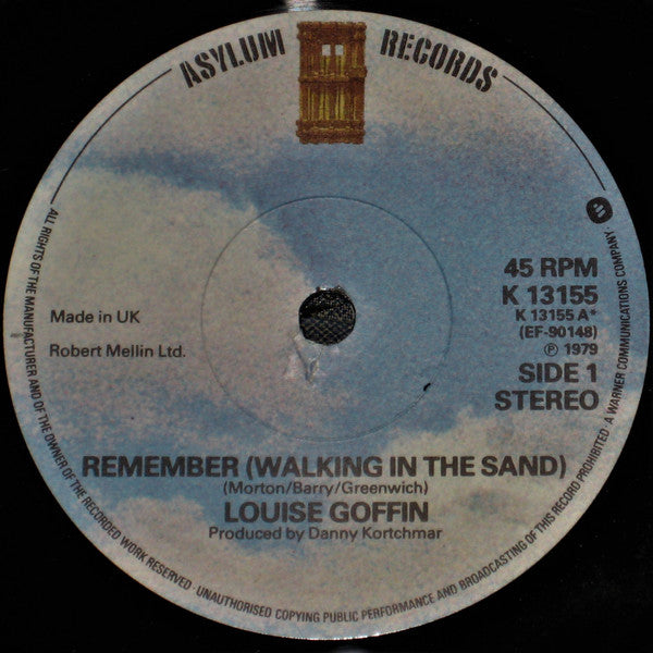 Louise Goffin : Remember (Walking In The Sand) (7", Single)