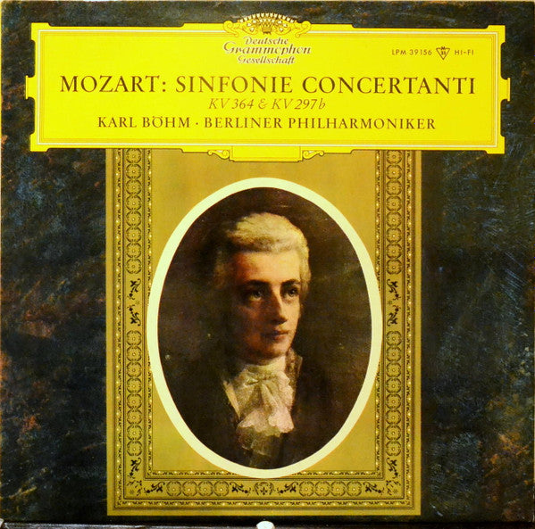 Wolfgang Amadeus Mozart, Berliner Philharmoniker, Karl Böhm : Sinfonia Concertante KV 364 & KV 297b (LP, Mono)