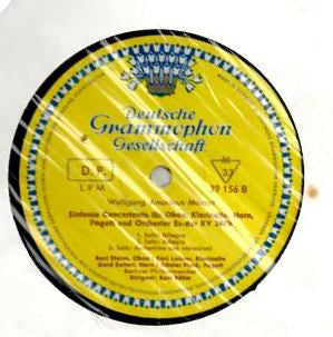 Wolfgang Amadeus Mozart, Berliner Philharmoniker, Karl Böhm : Sinfonia Concertante KV 364 & KV 297b (LP, Mono)