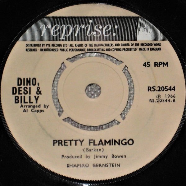 Dino, Desi & Billy : If You're Thinkin' What I'm Thinkin'  (7", Single)