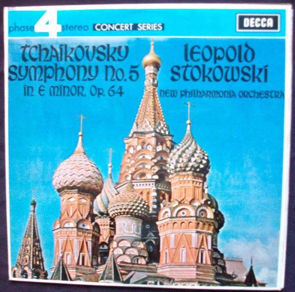 Leopold Stokowski, New Philharmonia Orchestra : Tchaikovsky Symphony No. 5 In E Minor, Op. 64 (LP, Album)