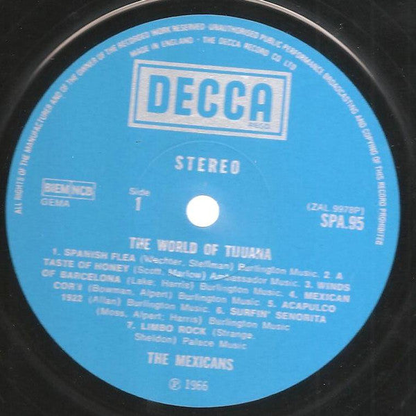 The Mexicans : The World Of Tijuana (LP, Comp)