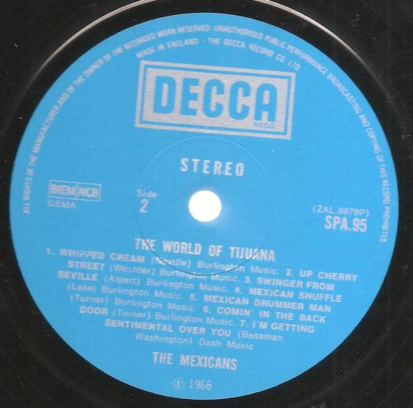 The Mexicans : The World Of Tijuana (LP, Comp)