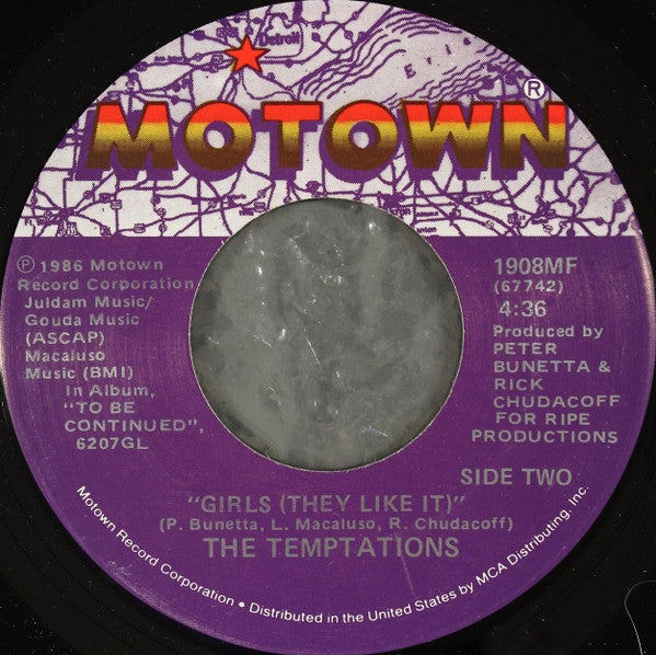 The Temptations : I Wonder Who She's Seeing Now (7", Single)