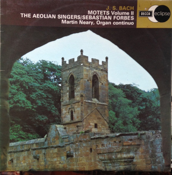 Johann Sebastian Bach, The Aeolian Singers / Sebastian Forbes, Martin Neary (2) : Motets Volume II (LP, RE)
