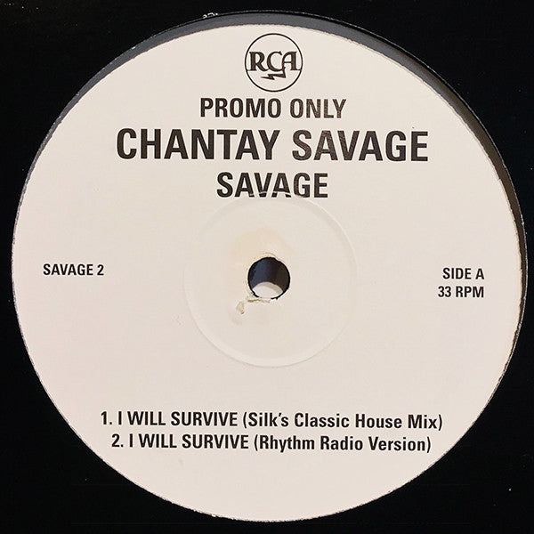 Chantay Savage : I Will Survive (12", Promo)