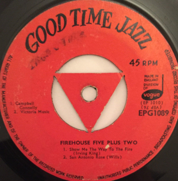Firehouse Five Plus Two : Firehouse Five Plus Two (7", EP)