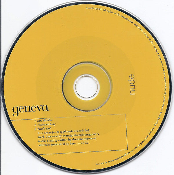 Geneva (2) : Into The Blue (CD, Single)