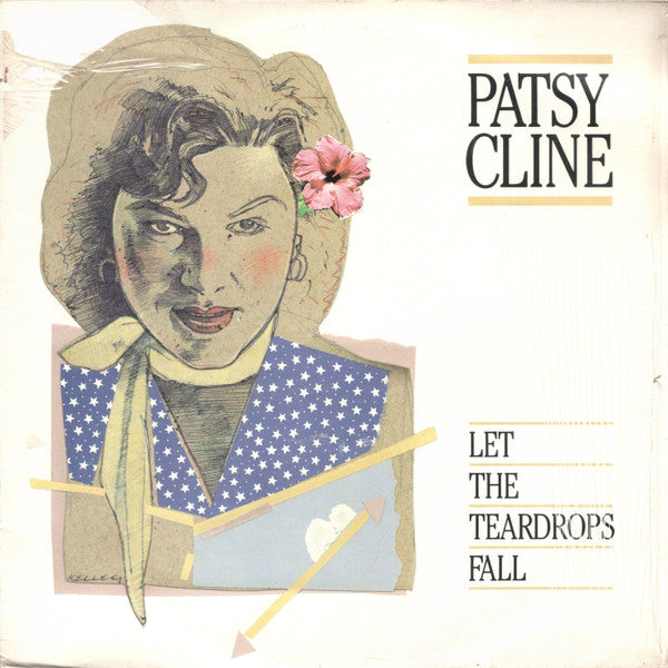 Patsy Cline : Let The Teardrops Fall (LP, Comp)