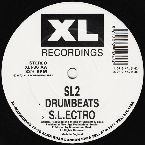 SL2 : Way In My Brain (Remix) (12")